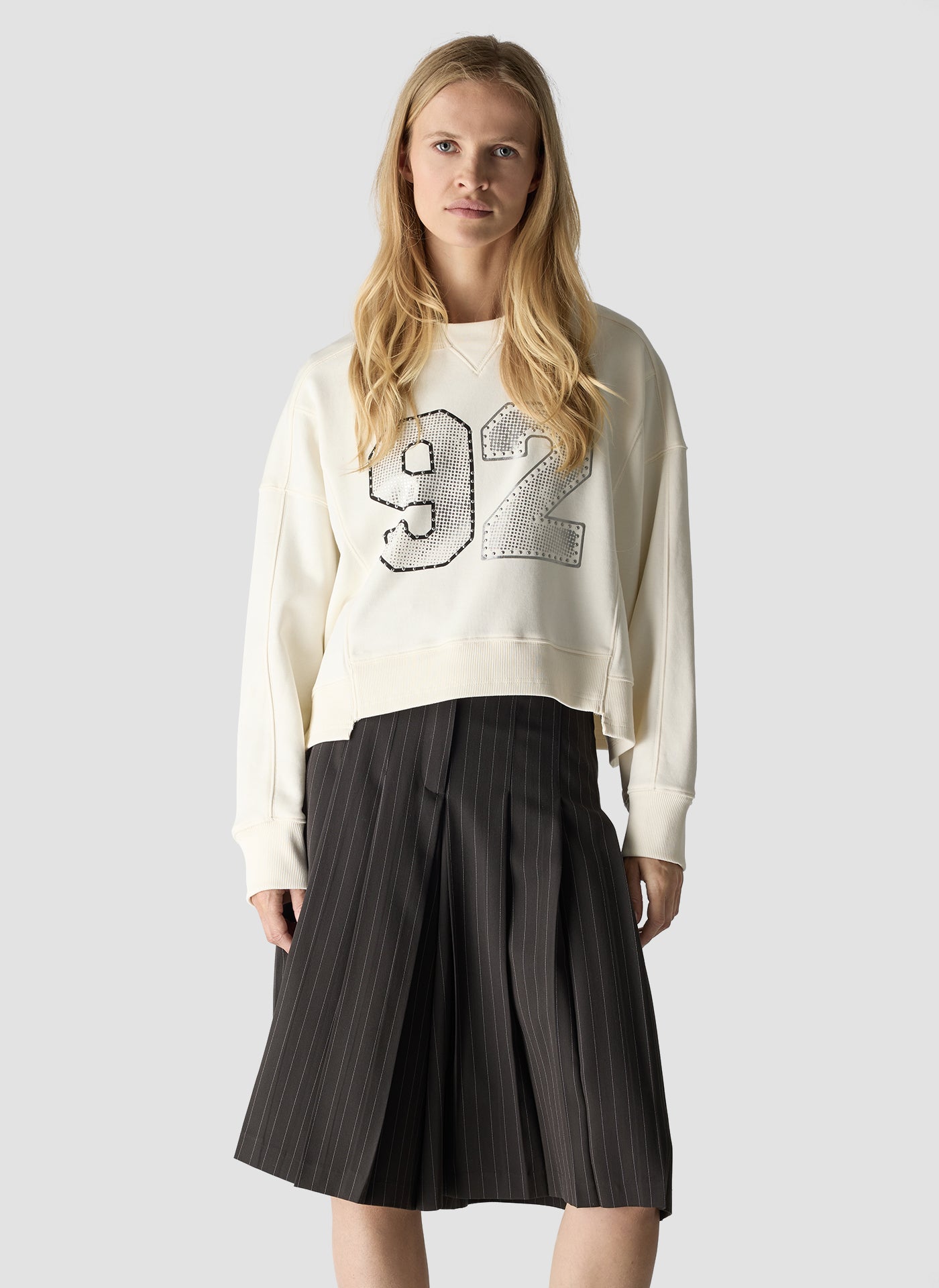 LCMT 613314 Sweatshirt Cream