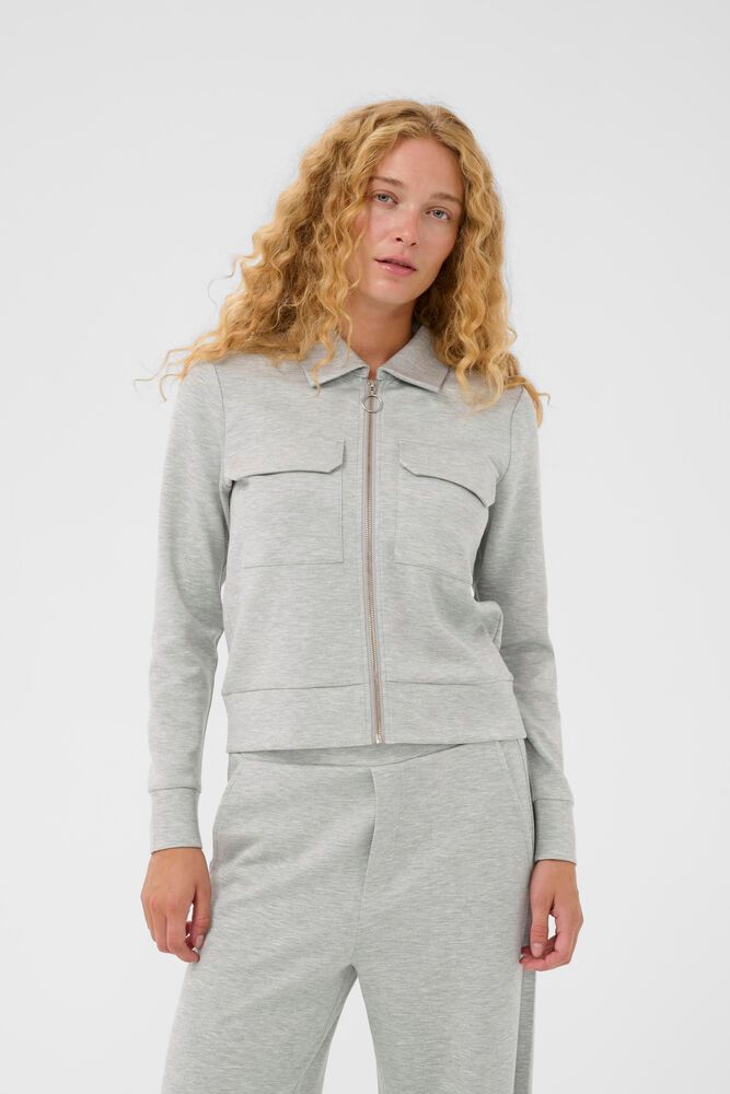 Inwear BecaIW Melange Cardigan Granite