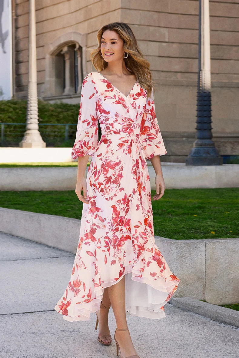 Couture club 7G129 Geo Fuchsia print