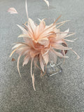 Snoxell & Gwyther 1107 Blossom feather fascinator