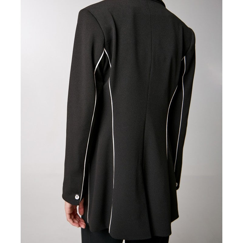 Access Fashion 1046/5042 Trouer suit with piping detail