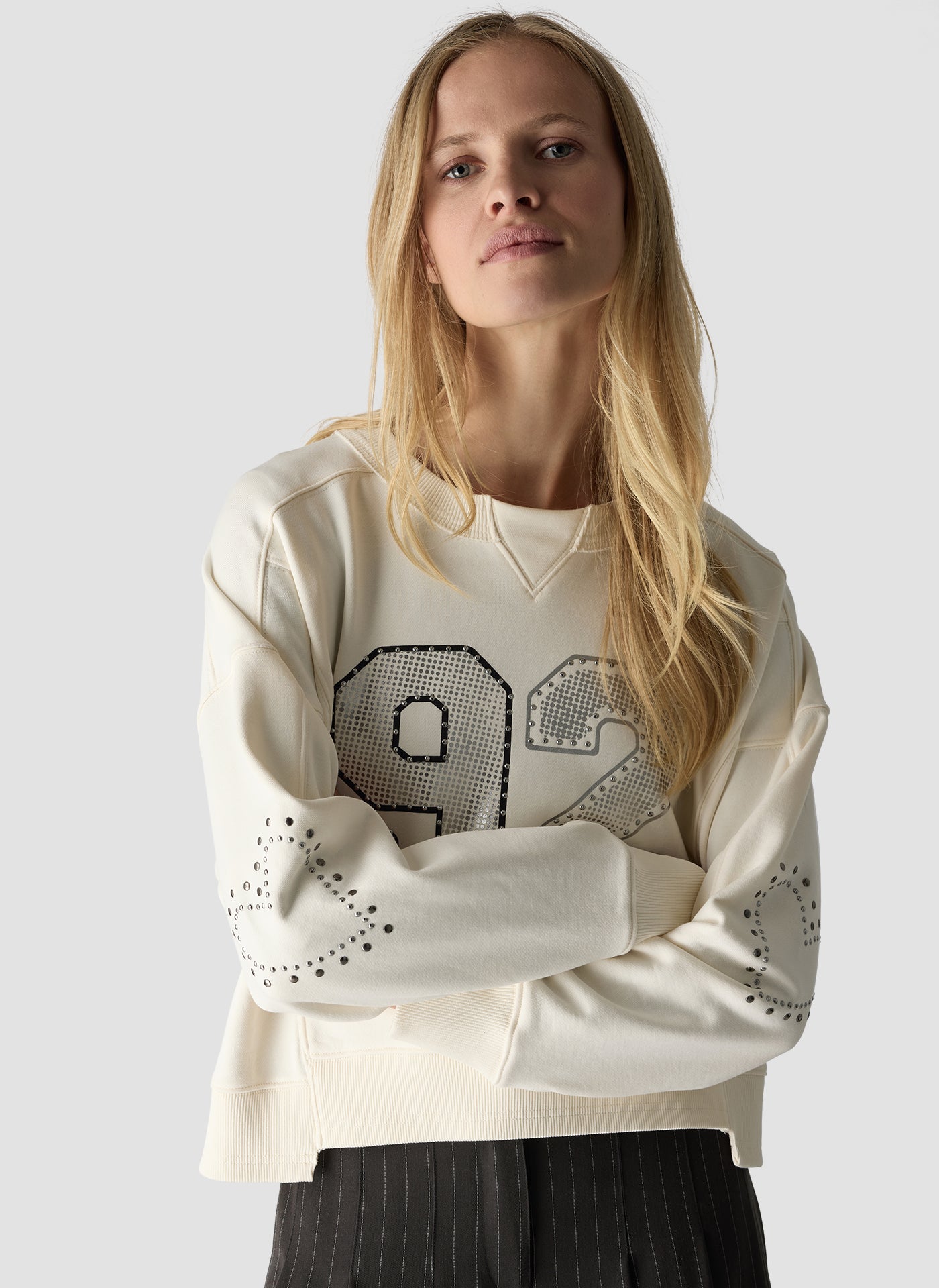 LCMT 613314 Sweatshirt Cream