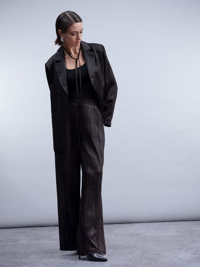 HAAKO Trouser H2065 Black/grey