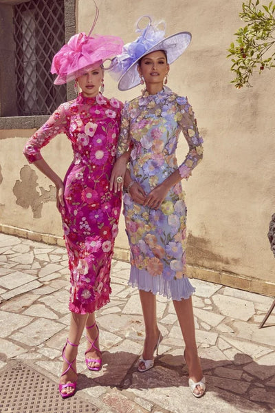 Veni Invantino 992445 Flower Appliques Dress