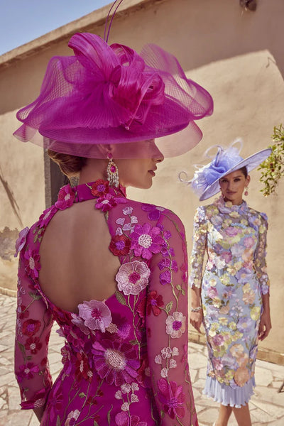 Veni Invantino 992445 Flower Appliques Dress