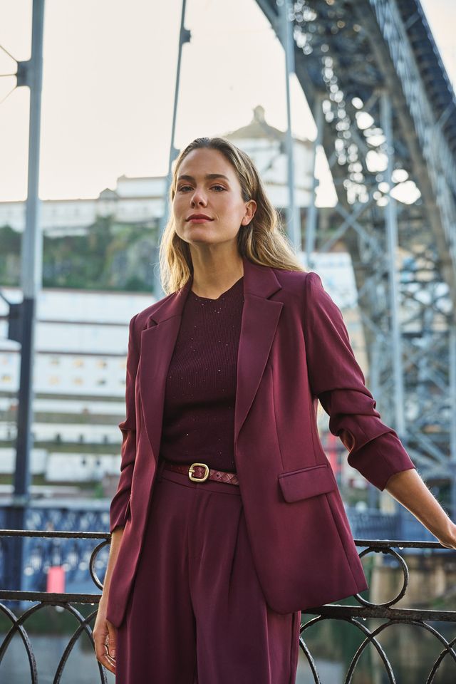 ESQUALO F26 10501 Blazer. Merlot