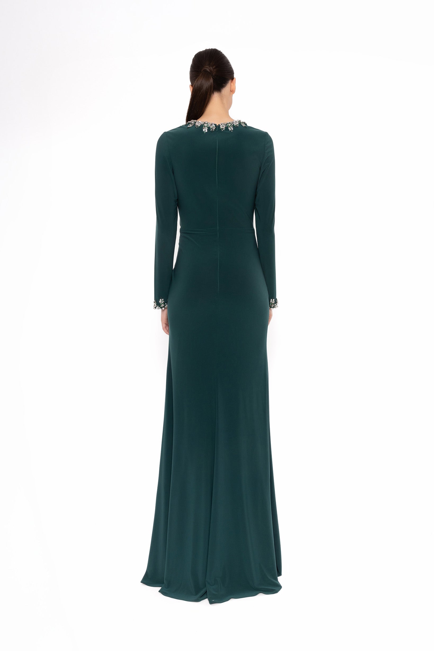 Carla ruiz 52734 Highneck Green dress