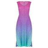 ALQUEMA Long Estrella Dress + Collare Coat Northern Lights