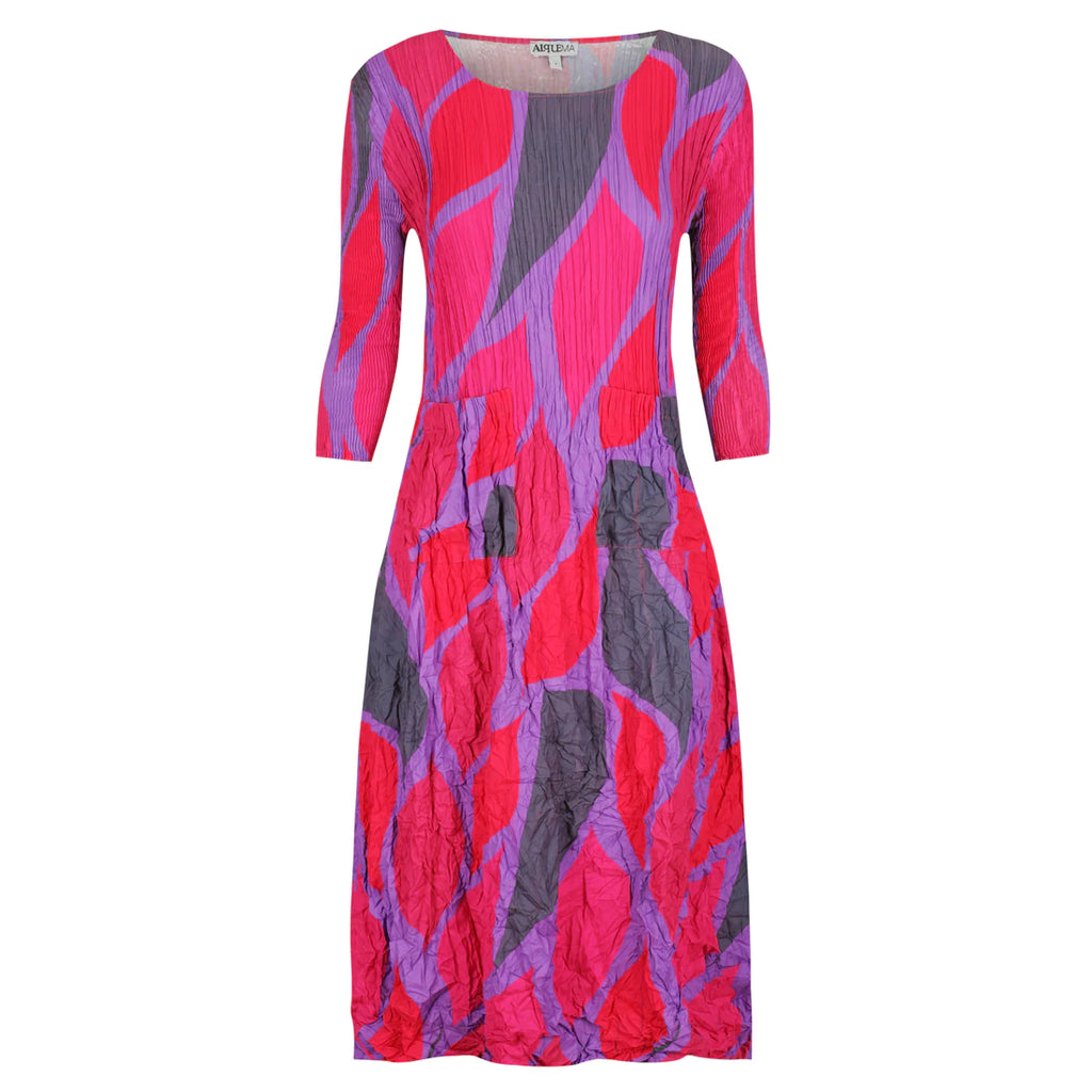 ALQUEMA 3/4 Sleeved Smash Dress
