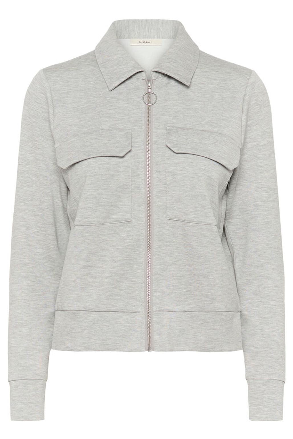 Inwear BecaIW Melange Cardigan Granite