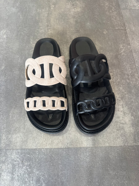 Bertie slip on  sandals
