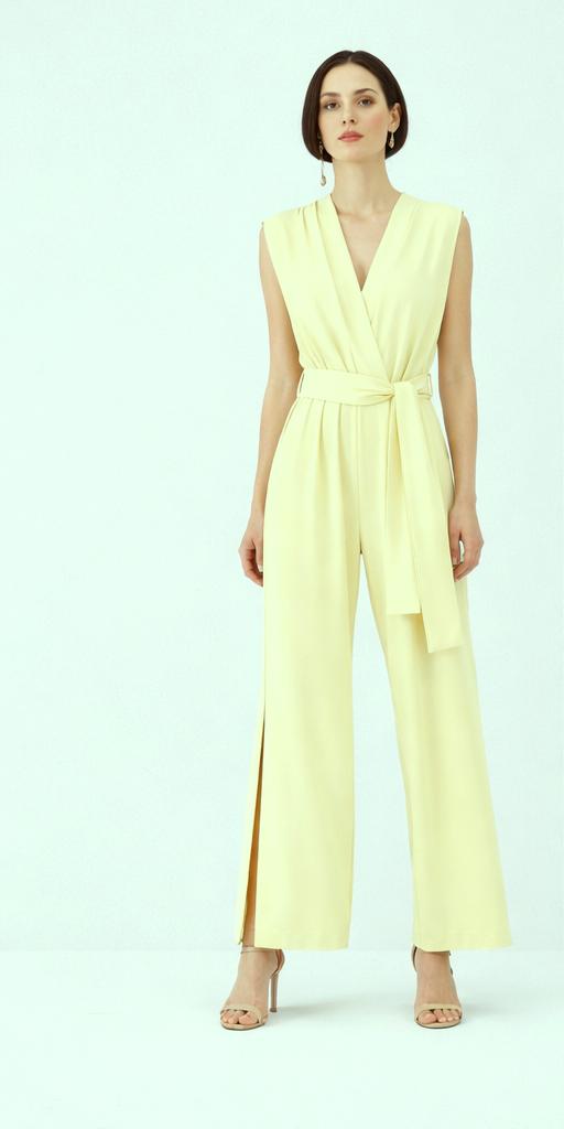 Access fashion 5501 Jumpsuit YELLOW