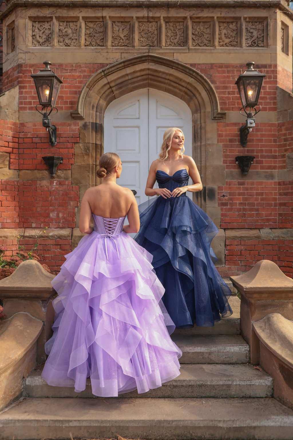 Hermione 1162 navy tulle dress