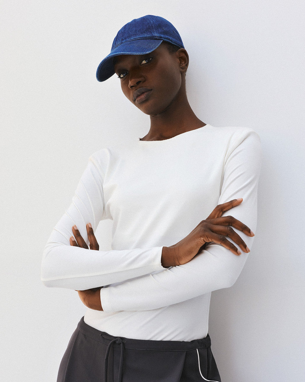 Access Fashion 64-2008-141 Long-sleeved blouse with padded shoulders