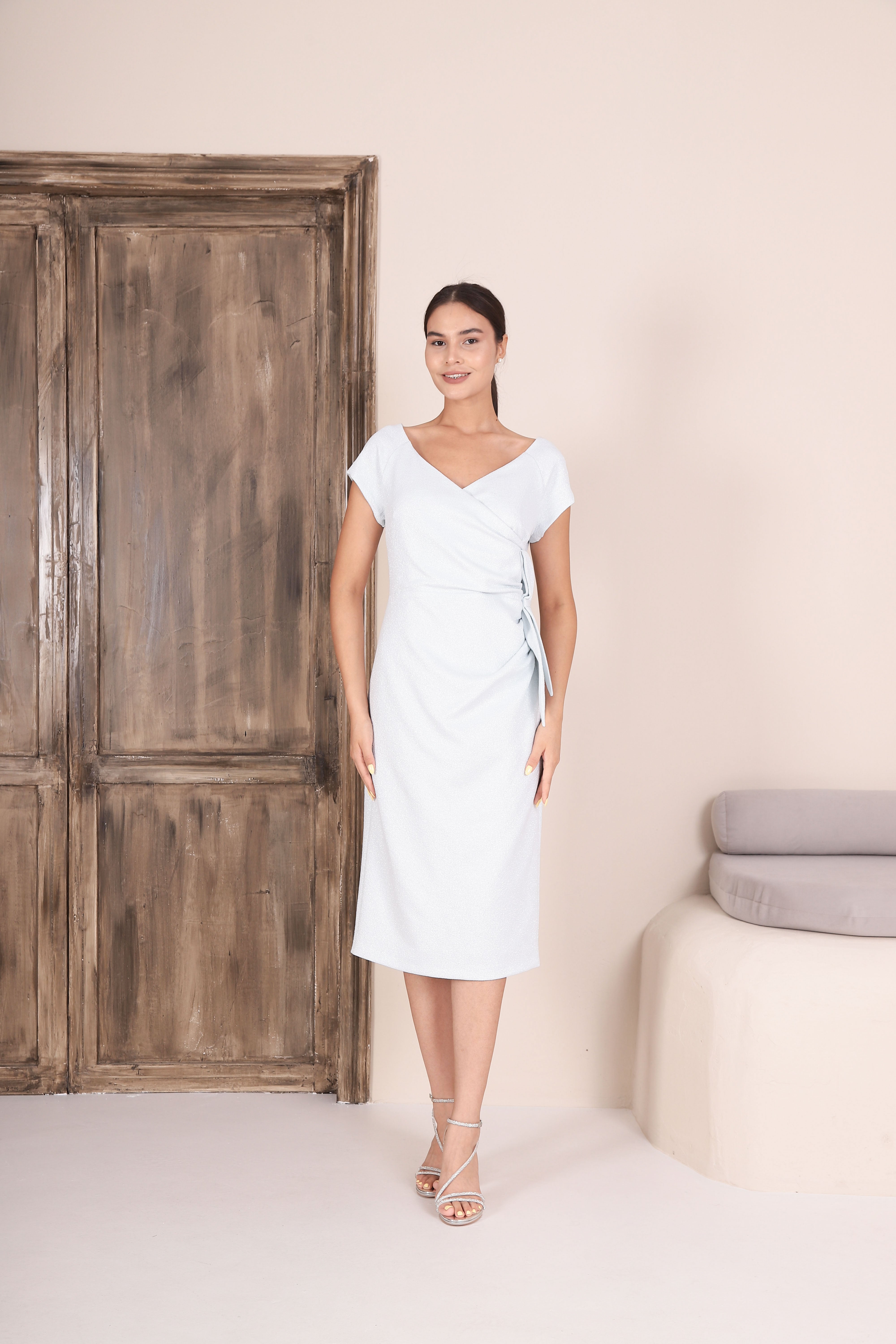 Lizabella 26SS-2355-10 SILVER Dress