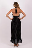 Sundress CAPRI DRESS Gold PalmTrees