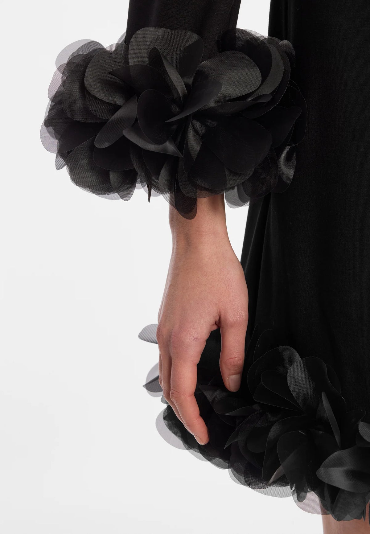 ana alcazar 42208 3D voil flower