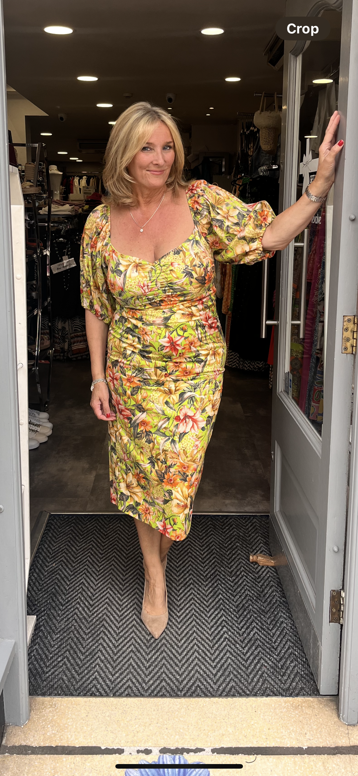 Arggido Midi dress with tie back