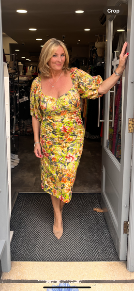 Arggido Midi dress with tie back