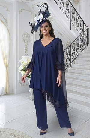 Dressed up by Veromia DU538 trouser suit Purple