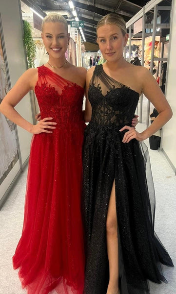 Hermione 1053 one shoulder tulle glitter skirt