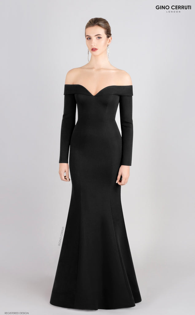 Gino Cerruti 6437H  blank off shoulder dress