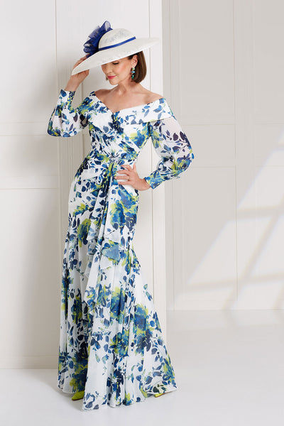 John Charles 29145 Chiffon Maxi dress