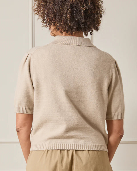 CHALK ASHLEY TOP | SAND