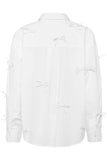 Soaked in Luxury SLJoa Bow Shirt