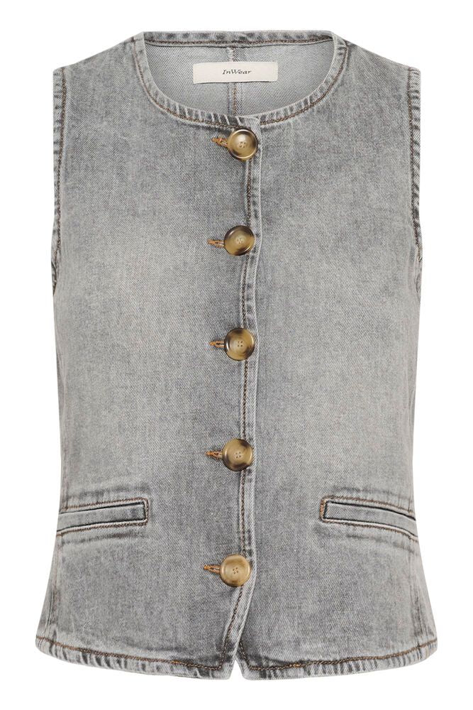 Inwear nanasIW Waistcoat Lt grey wash