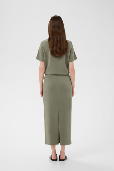 Inwear AidaIW Jersey skirt MULLED BASIL