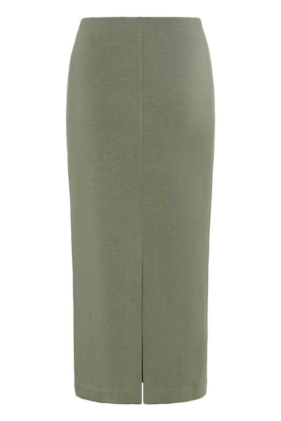 Inwear AidaIW Jersey skirt MULLED BASIL