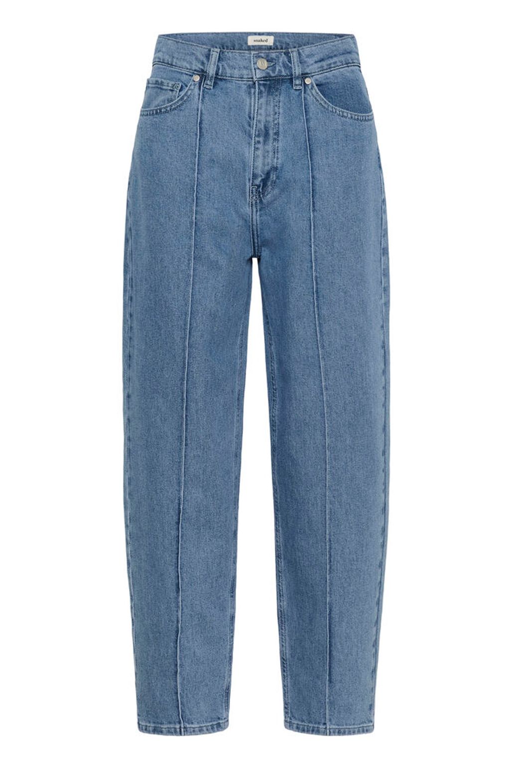 Soaked in Luxury SLRiatina Barrel Jeans Mblue