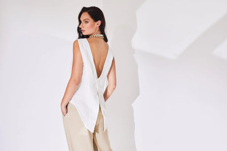 NAYA NAS24360 Jersey Top with Contrast Panel