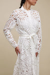 UCHUU  032 Broderie Anglaise Dress White