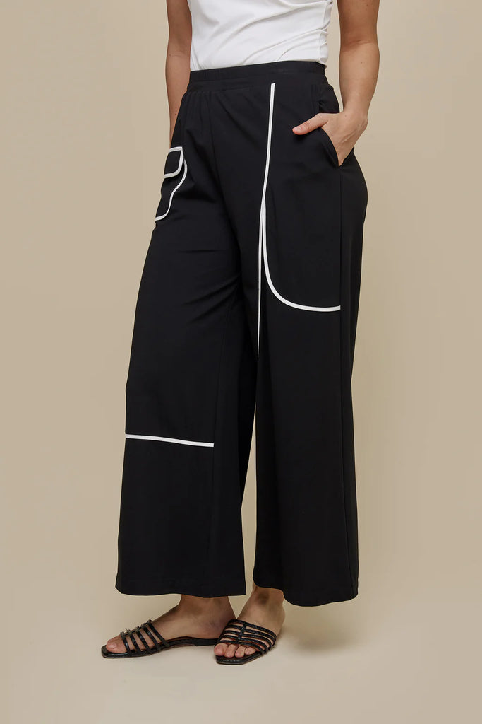 UCHUU 102 Trousers with white Piping
