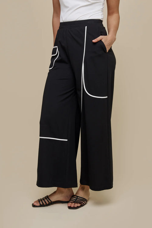 UCHUU 102 Trousers with  white Piping