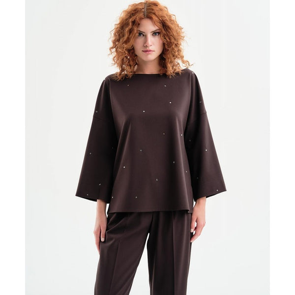 Access Fashion 2039 Blouse with Rhinestones