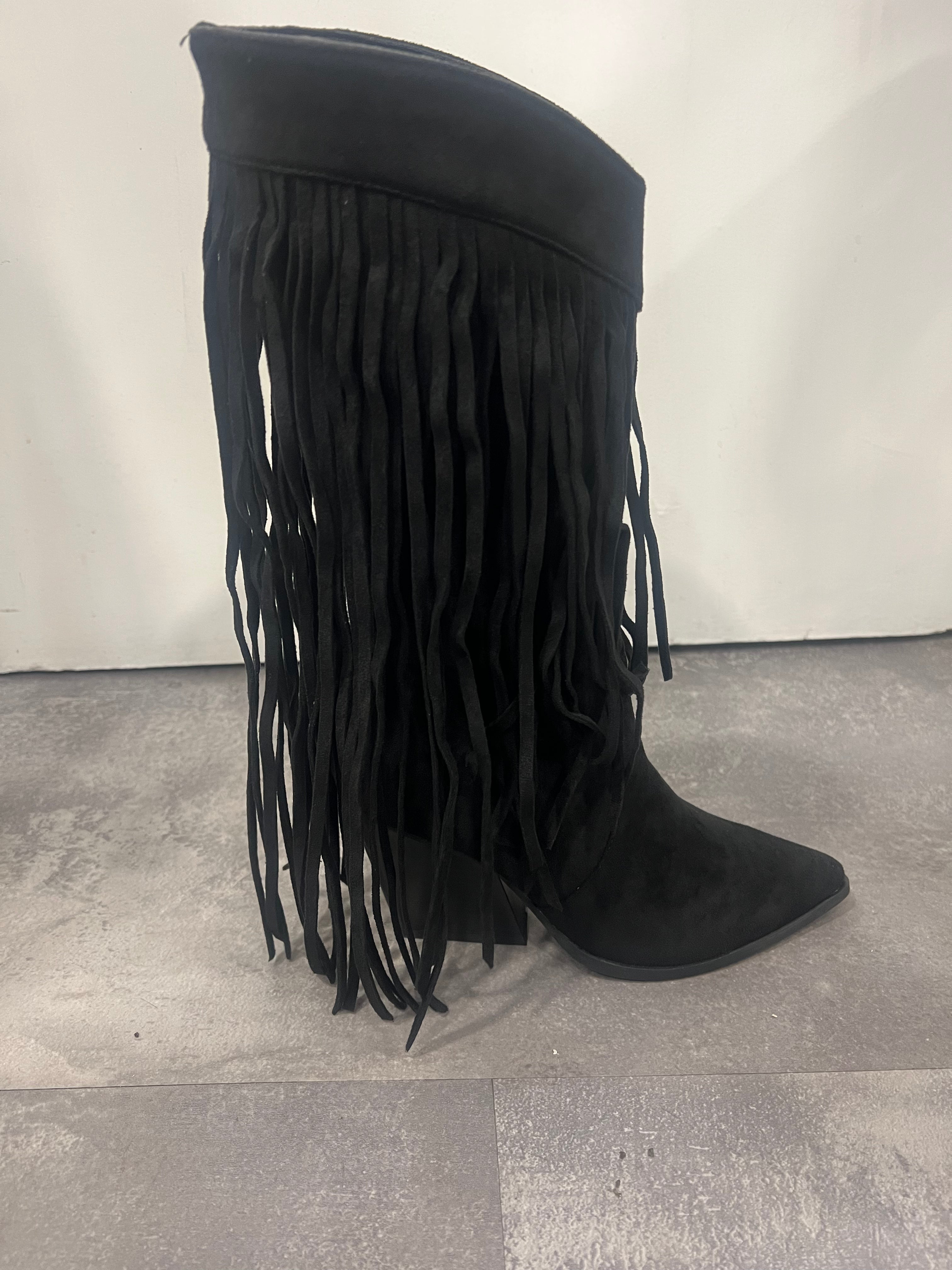 Ideal fringe cowboy boots
