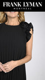 Frank lyman 239817U black pleated short dress