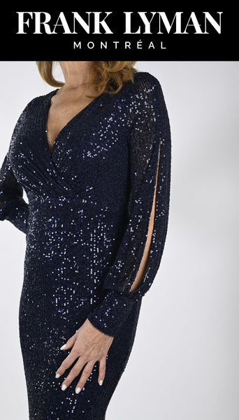 Frank lyman 239808U navy dress