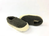 YOKO WOOL FULL SLIPPERS DARK GREEN