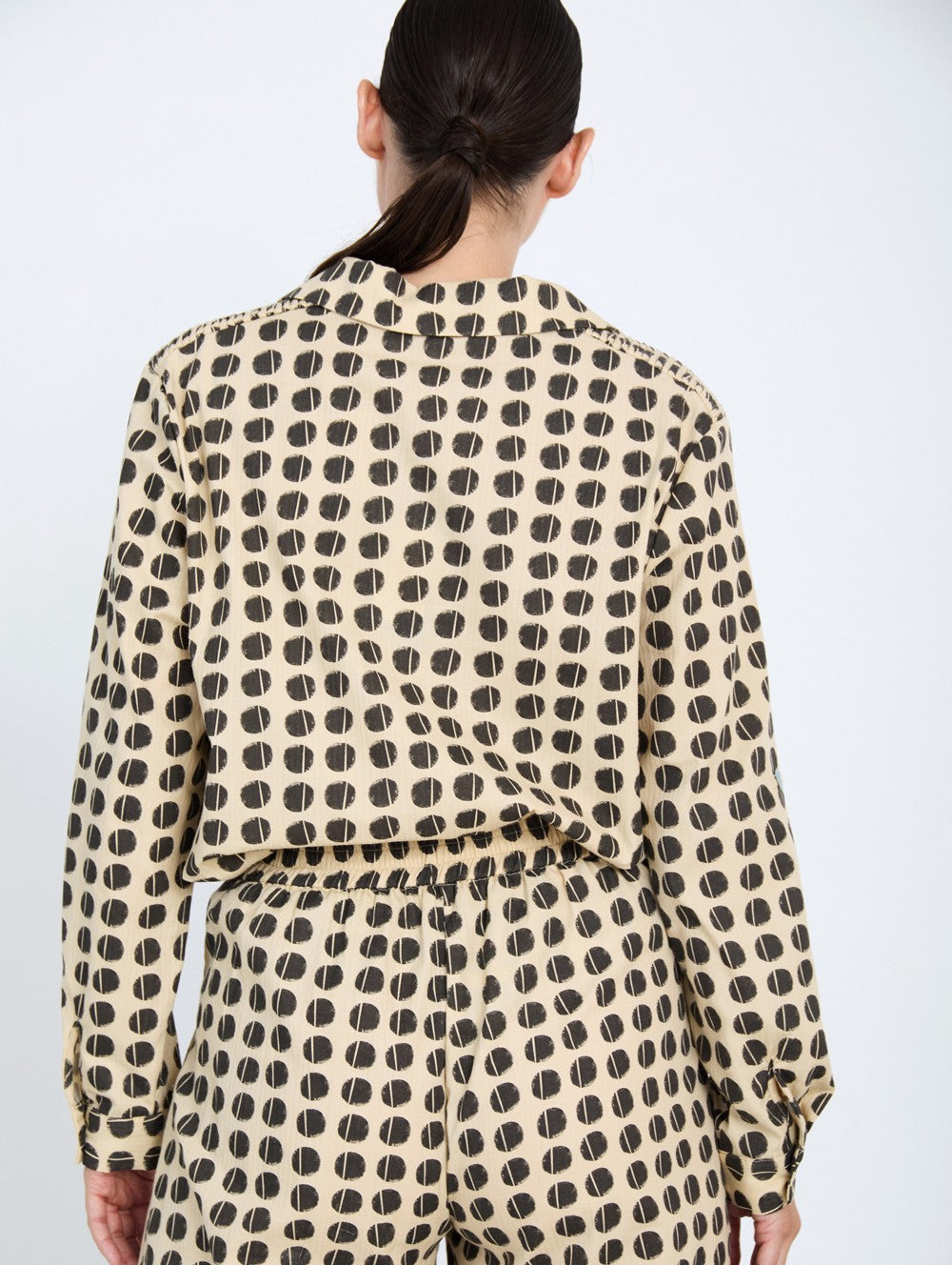 Skatie Polka-dot co shirt - Black