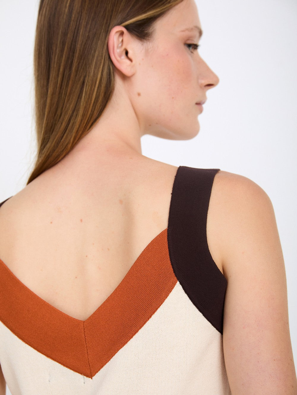 Skatie Intarsia knit top