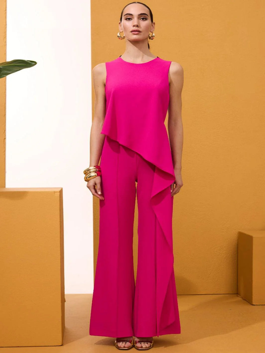 Arggido 49720 Jumpsuit Fucshia