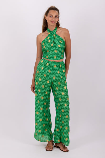 Sundress JOE PANT Arizona Green print