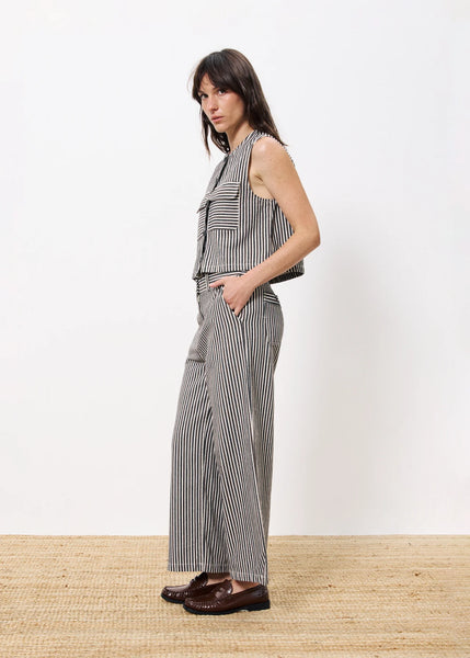FRNCH sadet chocolate waistcoat