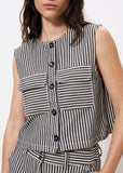 FRNCH sadet chocolate waistcoat