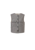 FRNCH sadet chocolate waistcoat