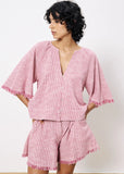 FRNCH Alyssia fuchsia  blouse